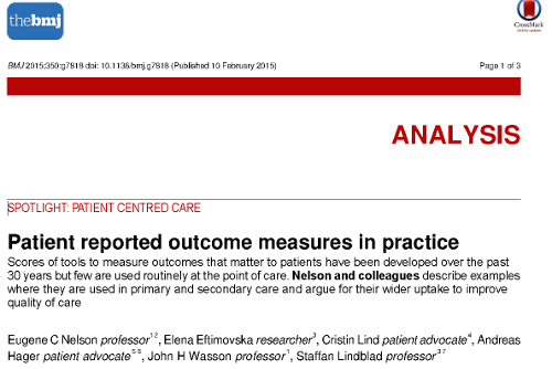 Patient Outcomes – A Guide To The Field | Science|Business