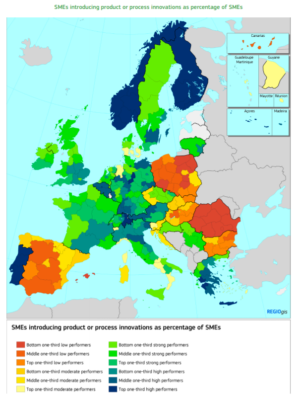 SMEs in Spain and Eastern bloc introduce fewer innovations than rest of Europe