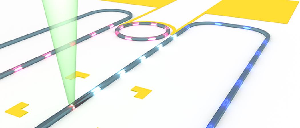The researchers integrated artificial atoms (quantum dots) in silicon-based photonic chips