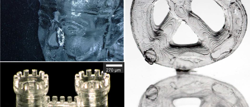 Photocurable Glassomer liquids for 3D printing